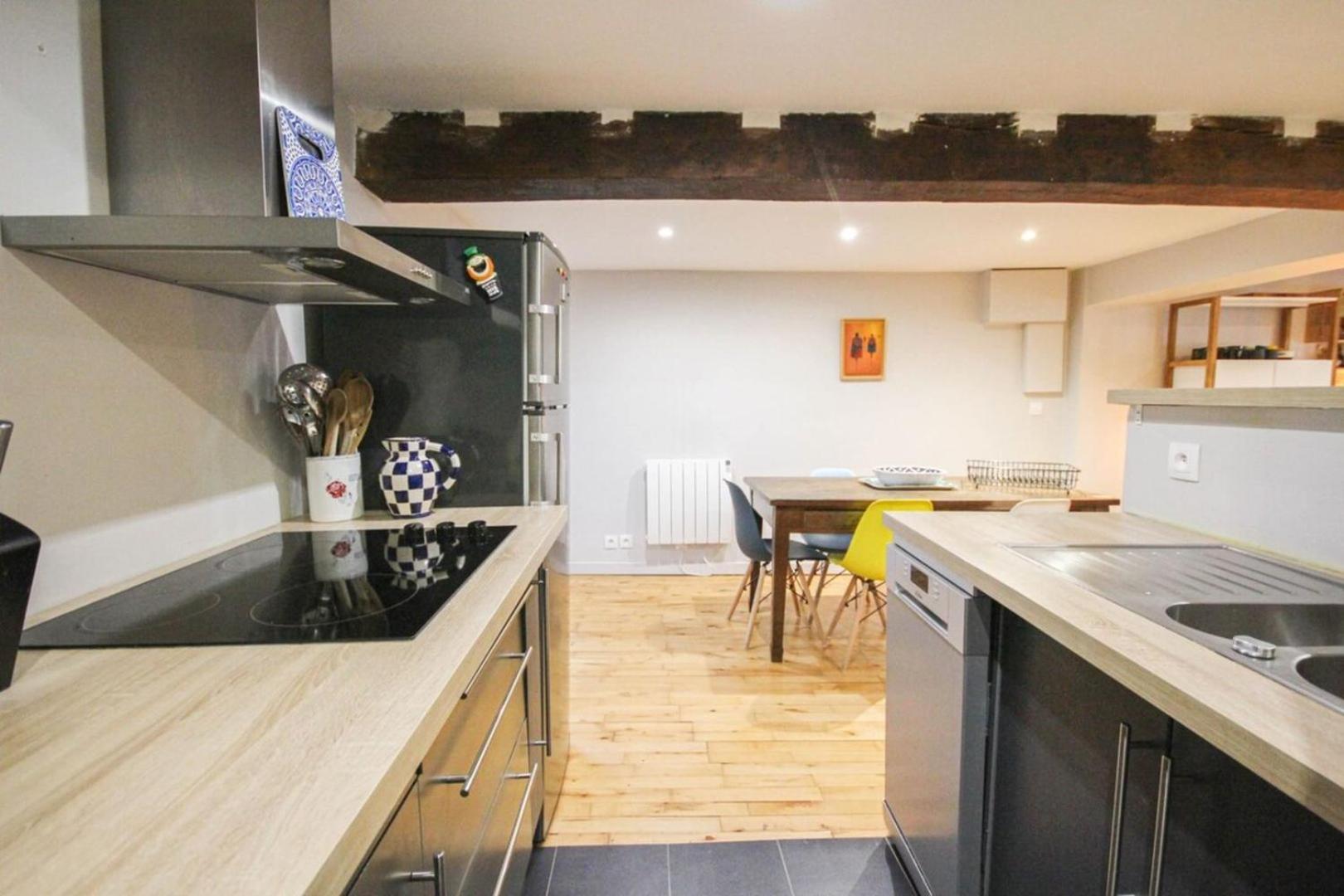 Duplex In The Heart Of Old Lille Terrace + Parking公寓 外观 照片