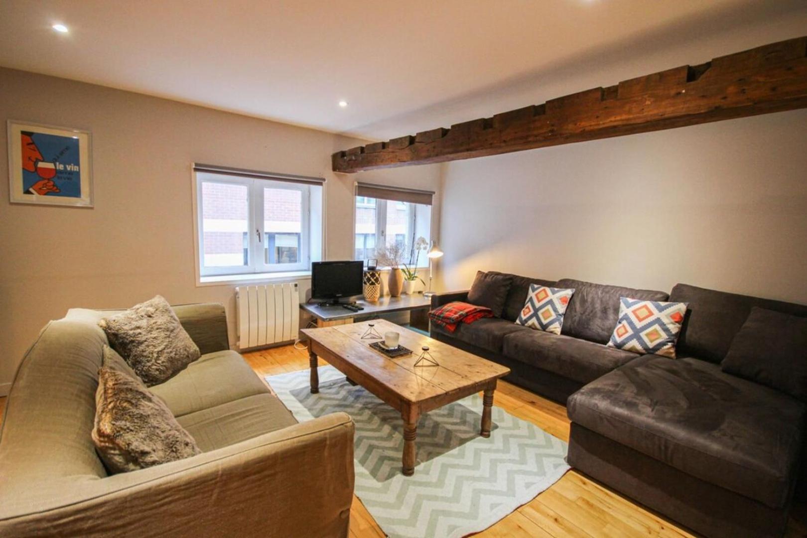 Duplex In The Heart Of Old Lille Terrace + Parking公寓 外观 照片