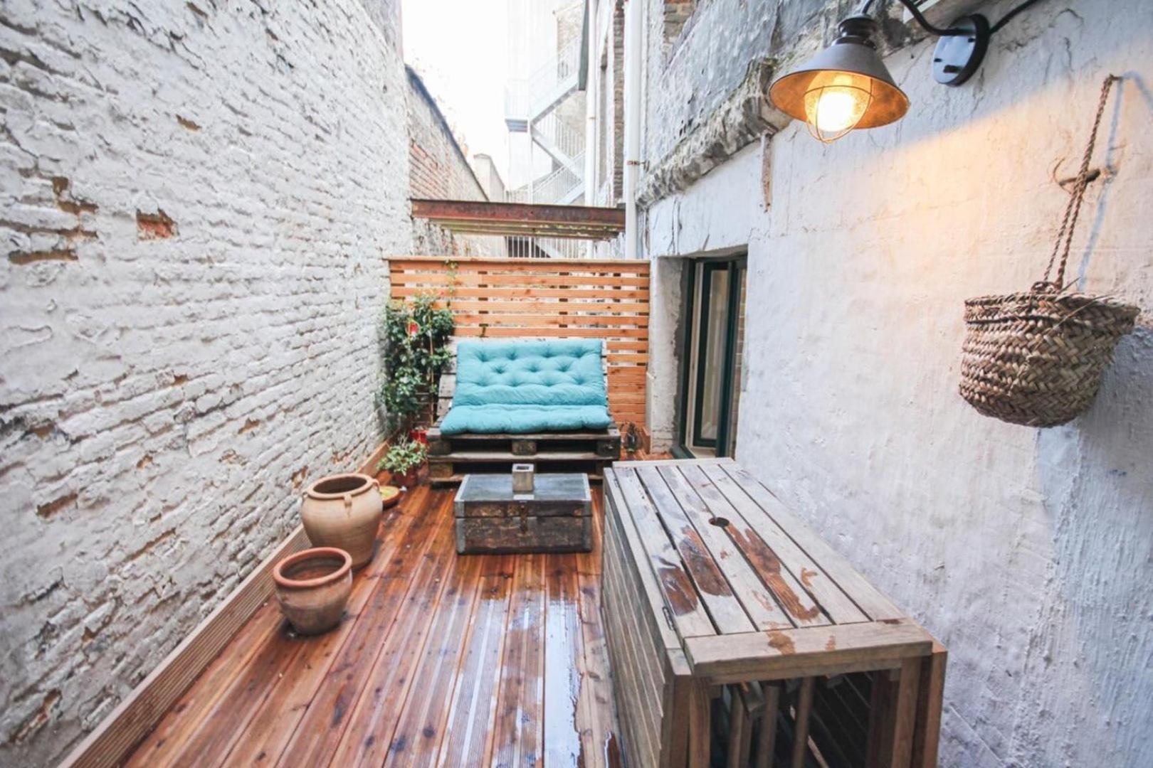 Duplex In The Heart Of Old Lille Terrace + Parking公寓 外观 照片