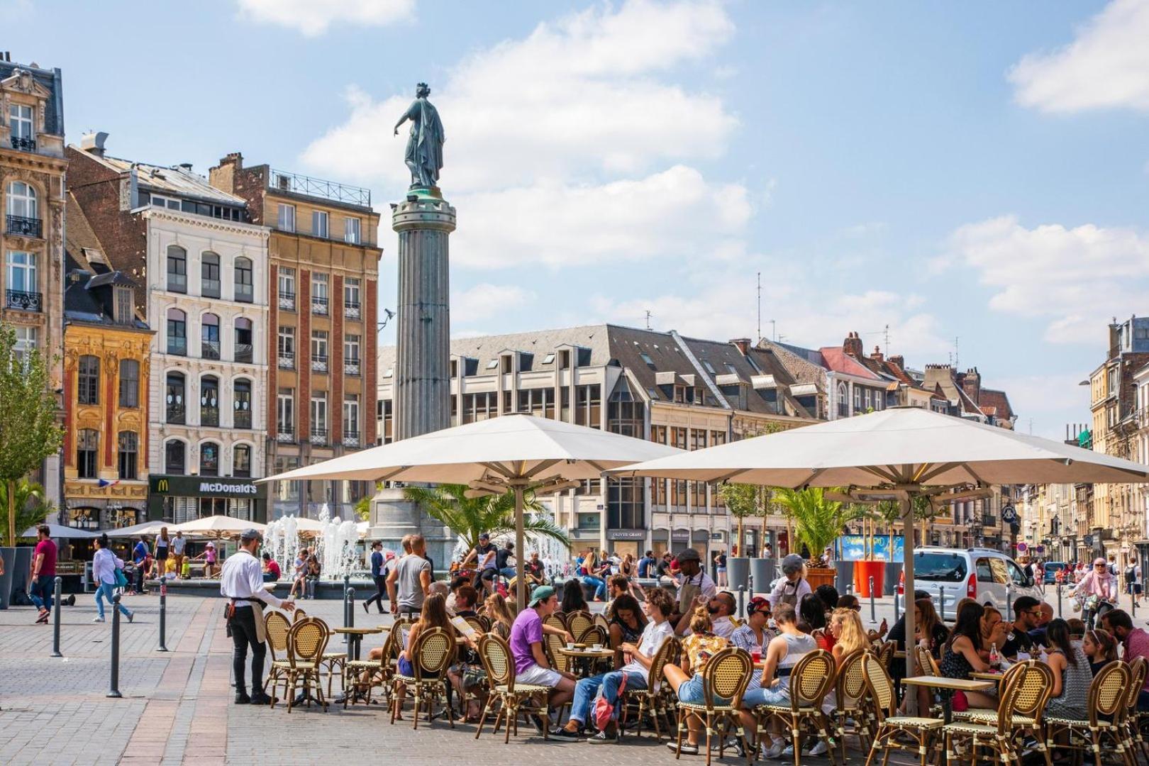 Duplex In The Heart Of Old Lille Terrace + Parking公寓 外观 照片