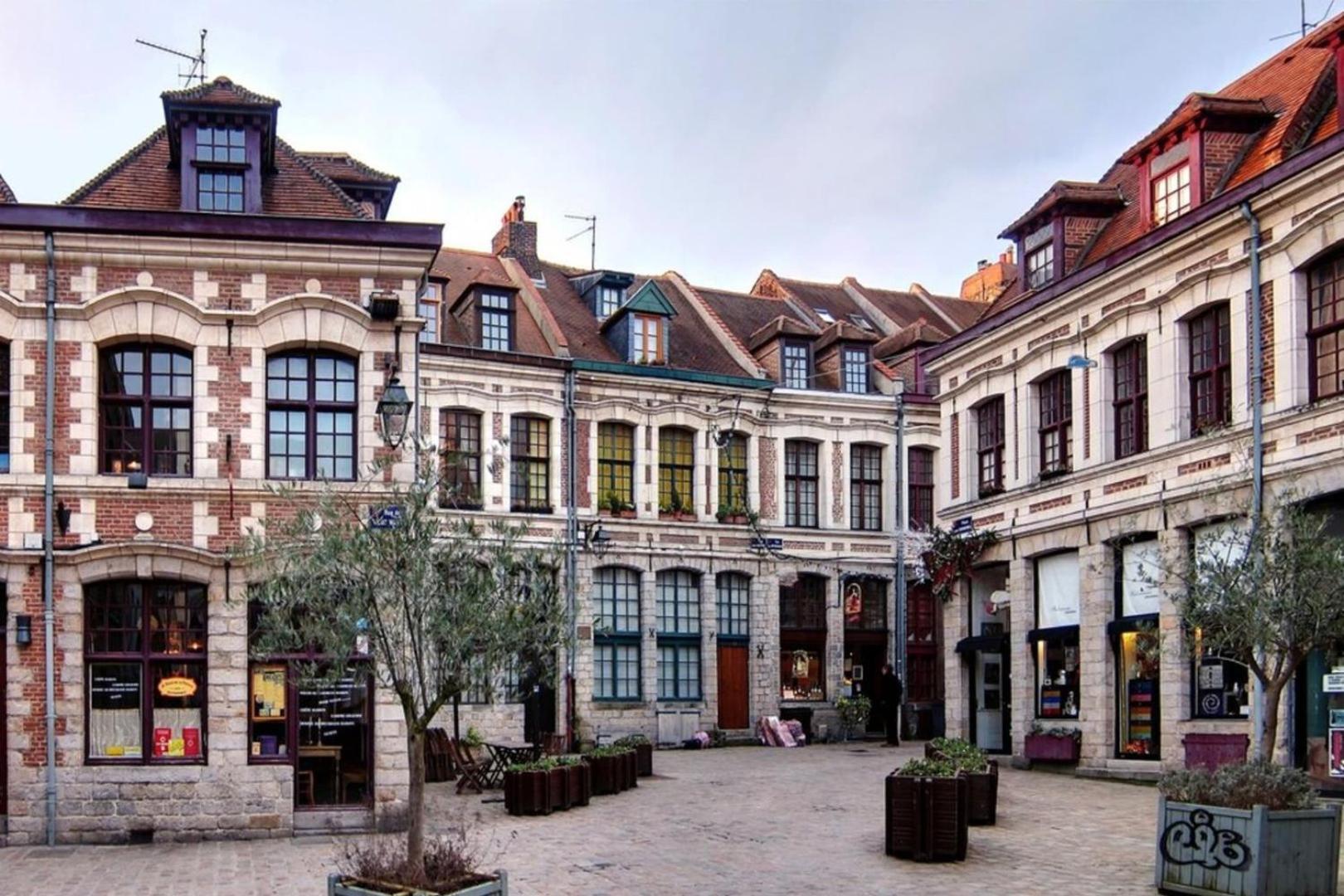 Duplex In The Heart Of Old Lille Terrace + Parking公寓 外观 照片